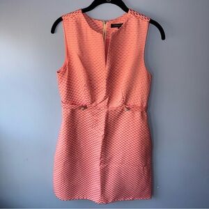 Cynthia Steffe Coral Textured Mini Dress | Size: 6
